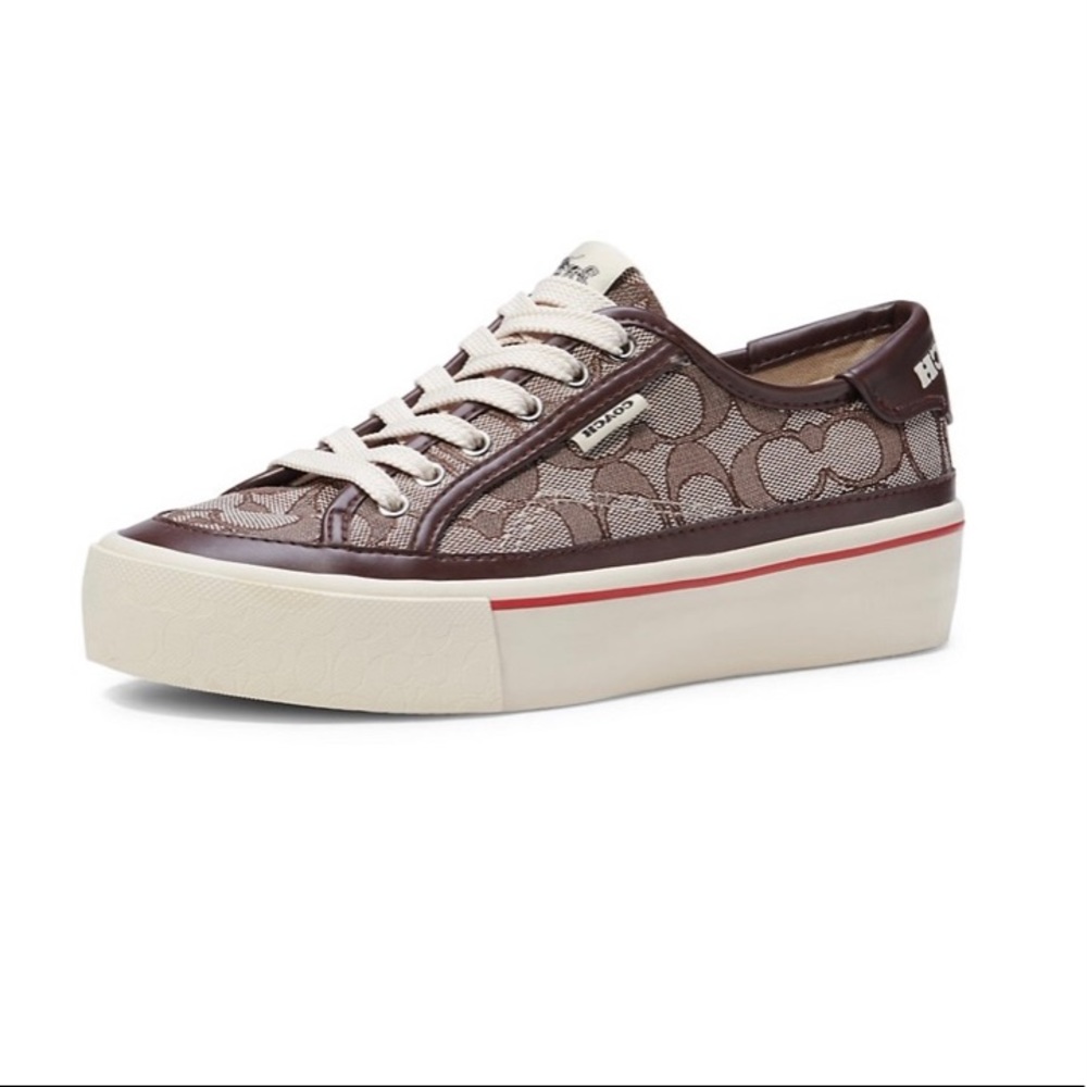 🆕 COACH PLATFORM SNEAKERS; Size 11